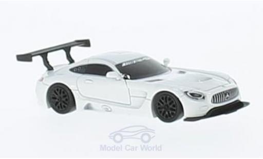 Coche miniatura Mercedes AMG GT 1/87 FrontiArt 3 blanco Mercedes AMG GT 1/87 FrontiArt 3 blanco coche miniatura