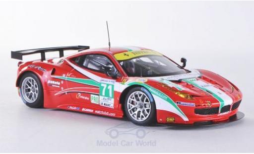 Coche miniatura Ferrari 458 Italia GT2 1/43 Fujimi Italia GT2 No.71 AF Corse 24h Le Mans 2012 Ferrari 458 Italia GT2 1/43 Fujimi Italia GT2 No.71 AF Corse 24h Le Mans 2012 coche miniatura