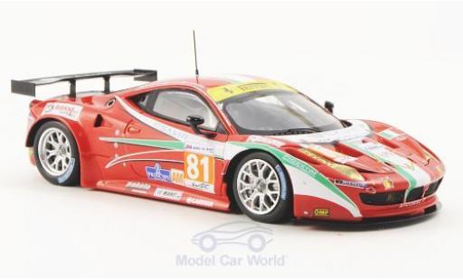 Coche miniatura Ferrari 458 Italia GT2 1/43 Fujimi Italia GT2 No.81 AF Corse 24h Le Mans 2012 Ferrari 458 Italia GT2 1/43 Fujimi Italia GT2 No.81 AF Corse 24h Le Mans 2012 coche miniatura