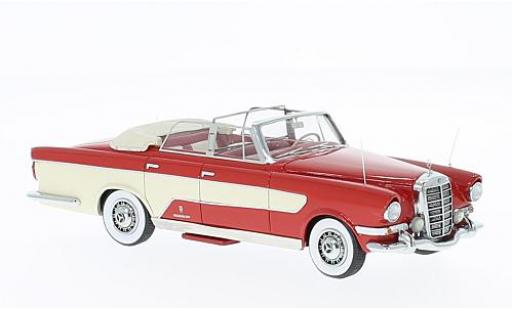 Coche miniatura Mercedes 300 1/43 Matrix Ghia C rojo 1:43 Mercedes 300 1/43 Matrix Ghia C rojo 1:43 coche miniatura