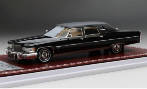 Coche miniatura Cadillac Fleetwood 1/43 GIM   Great Iconic Models 75 negro/matt-negro 1976 Cadillac Fleetwood 1/43 GIM   Great Iconic Models 75 negro/matt-negro 1976 coche miniatura
