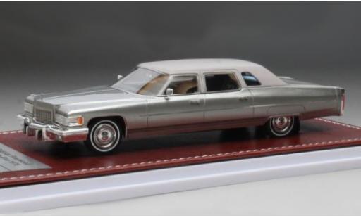 Coche miniatura Cadillac Fleetwood 1/43 GIM   Great Iconic Models 75 gris/matt-gris 1976 Cadillac Fleetwood 1/43 GIM   Great Iconic Models 75 gris/matt-gris 1976 coche miniatura