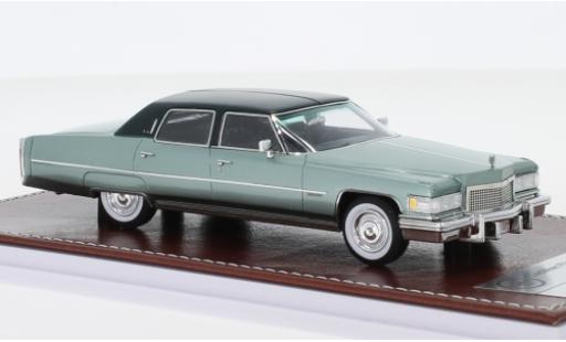 Coche miniatura Cadillac Fleetwood 1/43 GIM   Great Iconic Models Brougham metalico verde/matt-verde 1976 Cadillac Fleetwood 1/43 GIM   Great Iconic Models Brougham metalico verde/matt-verde 1976 coche miniatura