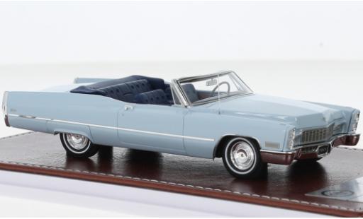 Coche miniatura Cadillac Deville 1/43 GIM   Great Iconic Models DeVille Convertible azul 1968 Cadillac Deville 1/43 GIM   Great Iconic Models DeVille Convertible azul 1968 coche miniatura