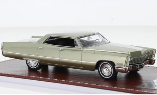 Cadillac Deville 1/43 GIM   Great Iconic Models DeVille Sedan Hardtop metallise beige 1968 coche miniatura