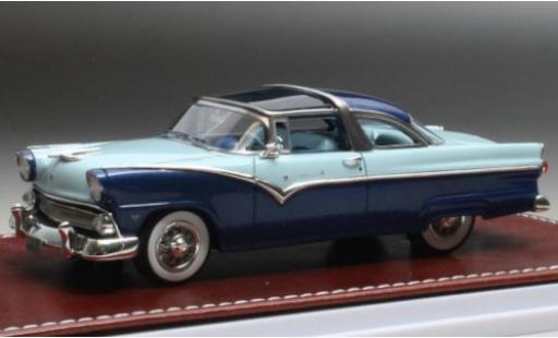 Coche miniatura Ford Fairlane 1/43 GIM   Great Iconic Models GIM - Great Iconic Models Crown Victoria metalico azul foncé/azul clair 1955 Ford Fairlane 1/43 GIM   Great Iconic Models GIM - Great Iconic Models Crown Victoria metalico azul foncé/azul clair 1955 coche miniatura
