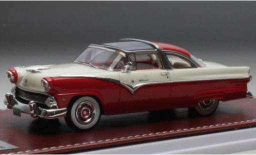 Coche miniatura Ford Fairlane 1/43 GIM   Great Iconic Models GIM - Great Iconic Models Crown Victoria metalico rouge/blanche 1955 Ford Fairlane 1/43 GIM   Great Iconic Models GIM - Great Iconic Models Crown Victoria metalico rouge/blanche 1955 coche miniatura