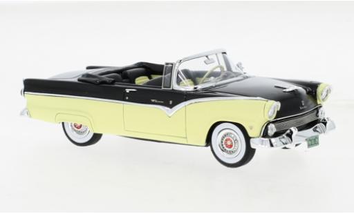 Coche miniatura Ford Fairlane 1/43 GIM   Great Iconic Models Sunliner negro/amarillo 1955 Ford Fairlane 1/43 GIM   Great Iconic Models Sunliner negro/amarillo 1955 coche miniatura