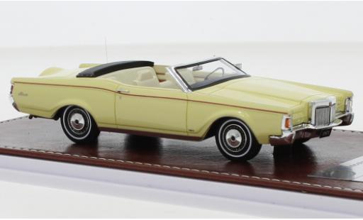 Coche miniatura Lincoln Mark 1/43 GIM   Great Iconic Models III Convertible amarillo 1971 Lincoln Mark 1/43 GIM   Great Iconic Models III Convertible amarillo 1971 coche miniatura