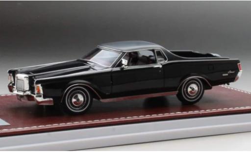 Lincoln Continental 1/43 GIM   Great Iconic Models Mark III Farm and Ranch Special negro 1971 coche miniatura