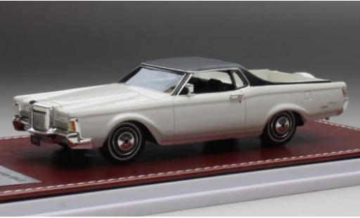 Lincoln Continental 1/43 GIM   Great Iconic Models Mark III Farm and Ranch Special blanco/negro 1971 coche miniatura