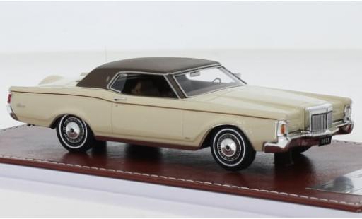 Lincoln Mark 1/43 GIM   Great Iconic Models III beige/braun 1971 1:43 coche miniatura