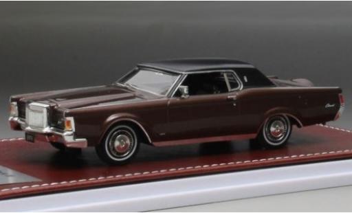 Coche miniatura Lincoln Mark 1/43 GIM   Great Iconic Models III metalico marron/matt-negro 1971 Lincoln Mark 1/43 GIM   Great Iconic Models III metalico marron/matt-negro 1971 coche miniatura