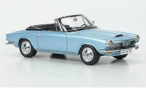 Glas 1300 GT Cabriolet 1/43 Neo Descapotable azul 1966 coche miniatura