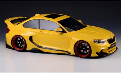 Coche miniatura Bmw M2 1/18 GLM 35i (F22) DarwinPRO MTC Black Sails Widebody amarillo 2015 Bmw M2 1/18 GLM 35i (F22) DarwinPRO MTC Black Sails Widebody amarillo 2015 coche miniatura