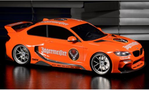 Coche miniatura Bmw M235 1/18 GLM i (F22) DarwinPRO MTC Black Sails Widebody naranja Jägermeister 2015 Bmw M235 1/18 GLM i (F22) DarwinPRO MTC Black Sails Widebody naranja Jägermeister 2015 coche miniatura