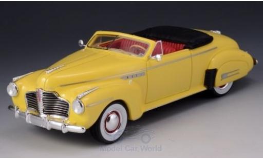 Coche miniatura Buick Roadmaster 1/43 GLM Convertible 76C amarillo 1941 Buick Roadmaster 1/43 GLM Convertible 76C amarillo 1941 coche miniatura