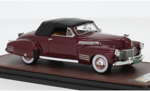 Coche miniatura Cadillac Series 62 1/43 GLM Convertible Coupe metalico rojo 1941 Cadillac Series 62 1/43 GLM Convertible Coupe metalico rojo 1941 coche miniatura