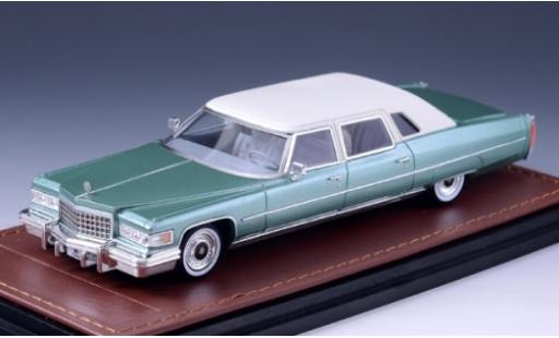 Coche miniatura Cadillac Series 75 1/43 GLM Fleetwood metalico verde/blanco 1976 Cadillac Series 75 1/43 GLM Fleetwood metalico verde/blanco 1976 coche miniatura