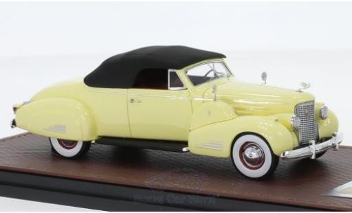 Coche miniatura Cadillac V16 1/43 GLM Convertible Coupe amarillo 1938 Cadillac V16 1/43 GLM Convertible Coupe amarillo 1938 coche miniatura