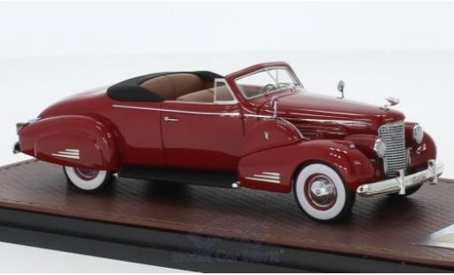 Coche miniatura Cadillac V16 1/43 GLM Convertible Coupe rojo 1938 Cadillac V16 1/43 GLM Convertible Coupe rojo 1938 coche miniatura