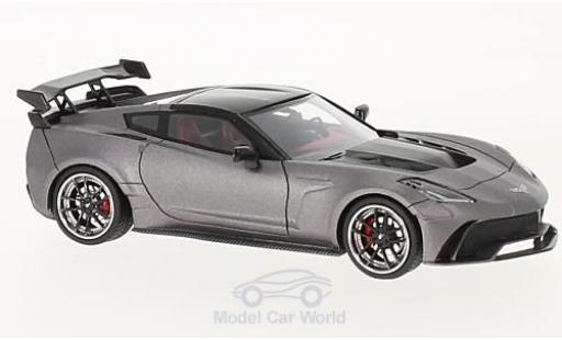 Coche miniatura Chevrolet Corvette C7 1/43 GLM Widebody DarwinPRO Black Sails matt-gris/negro 2016 Chevrolet Corvette C7 1/43 GLM Widebody DarwinPRO Black Sails matt-gris/negro 2016 coche miniatura