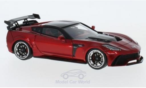 Coche miniatura Chevrolet Corvette C7 1/43 GLM Widebody DarwinPRO Black Sails metalico rojo 2016 Chevrolet Corvette C7 1/43 GLM Widebody DarwinPRO Black Sails metalico rojo 2016 coche miniatura