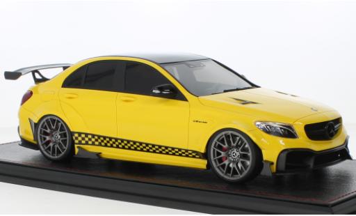 Coche miniatura Mercedes Classe C 1/18 GLM AMG C 63S DarwinPRO Widebody amarillo Mercedes Classe C 1/18 GLM AMG C 63S DarwinPRO Widebody amarillo coche miniatura