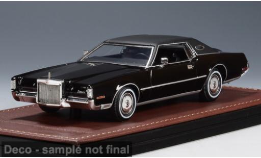 Coche miniatura Lincoln Continental 1/43 GLM Mark IV schwarz 1972 1:43 Lincoln Continental 1/43 GLM Mark IV schwarz 1972 1:43 coche miniatura