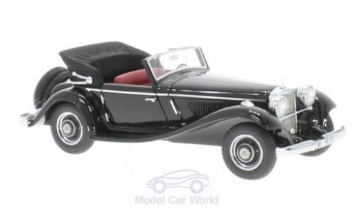 Coche miniatura Mercedes 290 1/43 GLM A (W18) Cabriolet negro 1936 offen Mercedes 290 1/43 GLM A (W18) Cabriolet negro 1936 offen coche miniatura