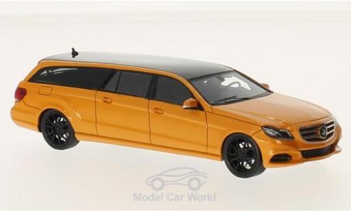 Coche miniatura Mercedes Classe E 1/43 GLM (S212) Binz Estate Limousine metalico naranja/negro 2015 Mercedes Classe E 1/43 GLM (S212) Binz Estate Limousine metalico naranja/negro 2015 coche miniatura