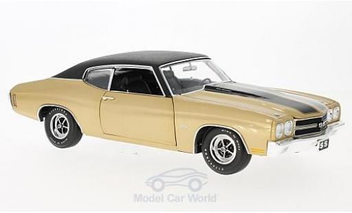 Coche miniatura Chevrolet Chevelle 1970 1/18 GMP SS 396 gold/negro 1970 with vinyl top Chevrolet Chevelle 1970 1/18 GMP SS 396 gold/negro 1970 with vinyl top coche miniatura