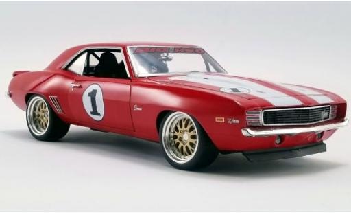 Chevrolet Camaro 1/18 GMP Z/28 Tuning rojo/blanco Big Red 1969 No.1 coche miniatura
