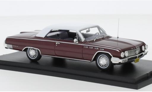 Buick Electra 1/43 Goldvarg Collections metalico rojo/matt-blanco 1962 coche miniatura