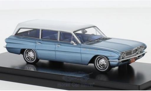 Buick Special 1/43 Goldvarg Collections Station Wagon metalico azul/blanco 1962 coche miniatura