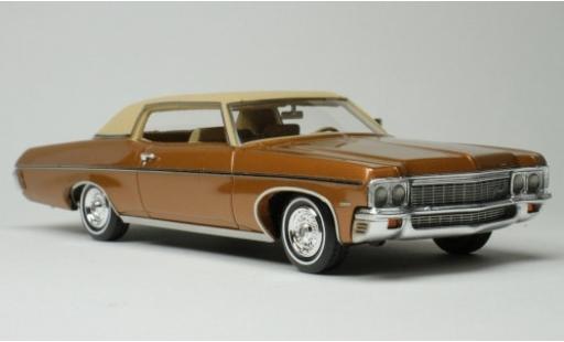 Coche miniatura Chevrolet Impala 1/43 Goldvarg Collections Custom Coupe metalico marron/matt-beige 1970 Chevrolet Impala 1/43 Goldvarg Collections Custom Coupe metalico marron/matt-beige 1970 coche miniatura