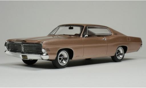 Ford Galaxy 1/43 Goldvarg Collections Galaxie 500 XL metalico rosa 1968 coche miniatura