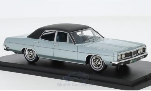 Ford Galaxy 1/43 Goldvarg Collections Galaxie metalico gris/negro 1970 coche miniatura