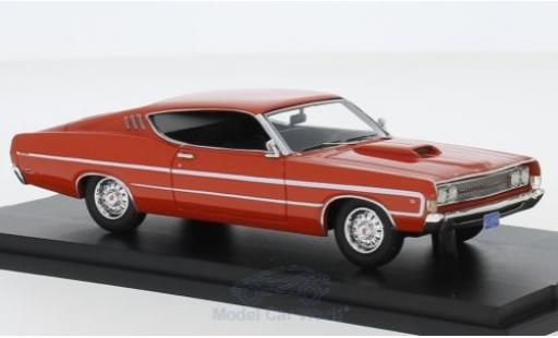 Ford Torino 1/43 Goldvarg Collections naranja 1969 coche miniatura