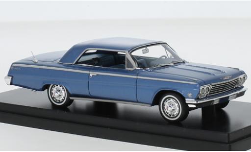 Coche miniatura Chevrolet Impala 1/43 Goldvarg Collections SS Hardtop metallise azul 1962 Chevrolet Impala 1/43 Goldvarg Collections SS Hardtop metallise azul 1962 coche miniatura