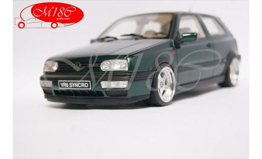 Volkswagen Golf VR6 1/18 Ottomobile synchro verde jantes OZ Racing 17 pouces coche miniatura