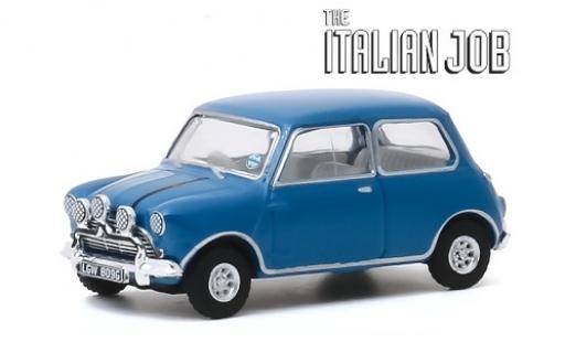 Austin Mini 1/64 Greenlight Cooper S 1275 MkI azul/negro RHD 1967 The Italian Job coche miniatura