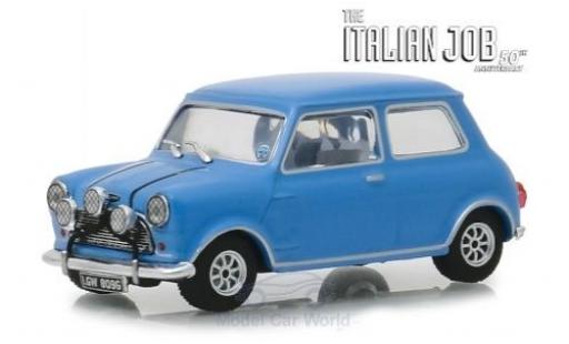 Coche miniatura Austin Mini 1/43 Greenlight Cooper S 1275 MkI azul RHD The Italian Job 1967 Austin Mini 1/43 Greenlight Cooper S 1275 MkI azul RHD The Italian Job 1967 coche miniatura