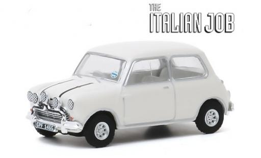 Coche miniatura Austin Mini 1/64 Greenlight Cooper S 1275 MkI blanco/negro RHD 1967 The Italian Job Austin Mini 1/64 Greenlight Cooper S 1275 MkI blanco/negro RHD 1967 The Italian Job coche miniatura