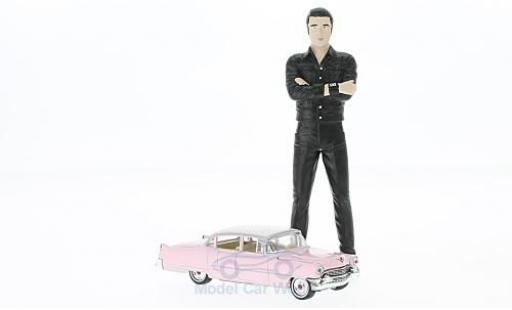 Cadillac Fleetwood 1/18 Greenlight Series 60 rosa 1955 mit Elvis Figur in 1:18 ohne Vitrine coche miniatura