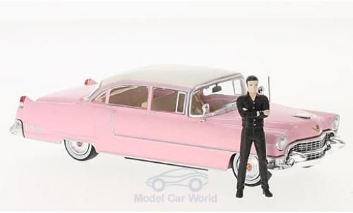 Coche miniatura Cadillac Fleetwood 1/43 Greenlight Series 60 rosa/blanco 1955 mit Figur Elvis Presley Cadillac Fleetwood 1/43 Greenlight Series 60 rosa/blanco 1955 mit Figur Elvis Presley coche miniatura