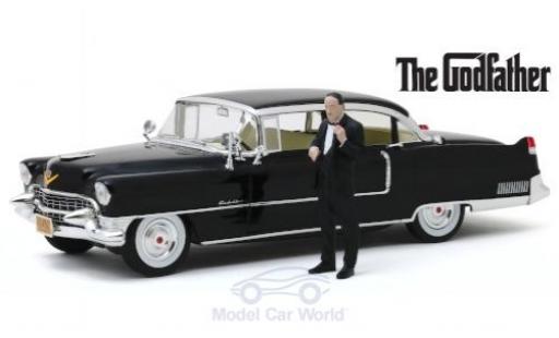 Coche miniatura Cadillac Fleetwood 1/18 Greenlight Series 60 negro The Godfather 1955 mit Don Corleone-Figur Cadillac Fleetwood 1/18 Greenlight Series 60 negro The Godfather 1955 mit Don Corleone-Figur coche miniatura