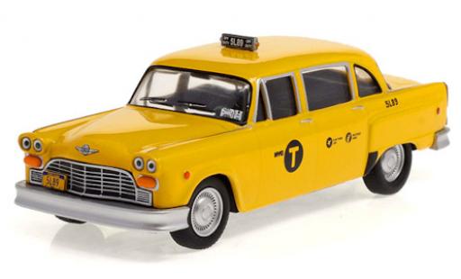 Checker Marathon 1/43 Greenlight amarillo 1974 John Wick coche miniatura
