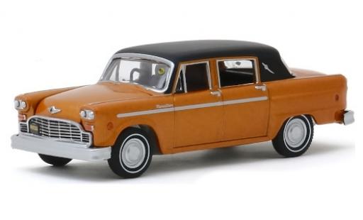 Coche miniatura Checker Marathon 1/64 Greenlight metalico naranja/matt-negro 1972 Checker Marathon 1/64 Greenlight metalico naranja/matt-negro 1972 coche miniatura