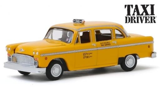 Coche miniatura Checker Marathon 1/64 Greenlight Taxi Cab amarillo/Dekor Taxi Driver 1975 Checker Marathon 1/64 Greenlight Taxi Cab amarillo/Dekor Taxi Driver 1975 coche miniatura